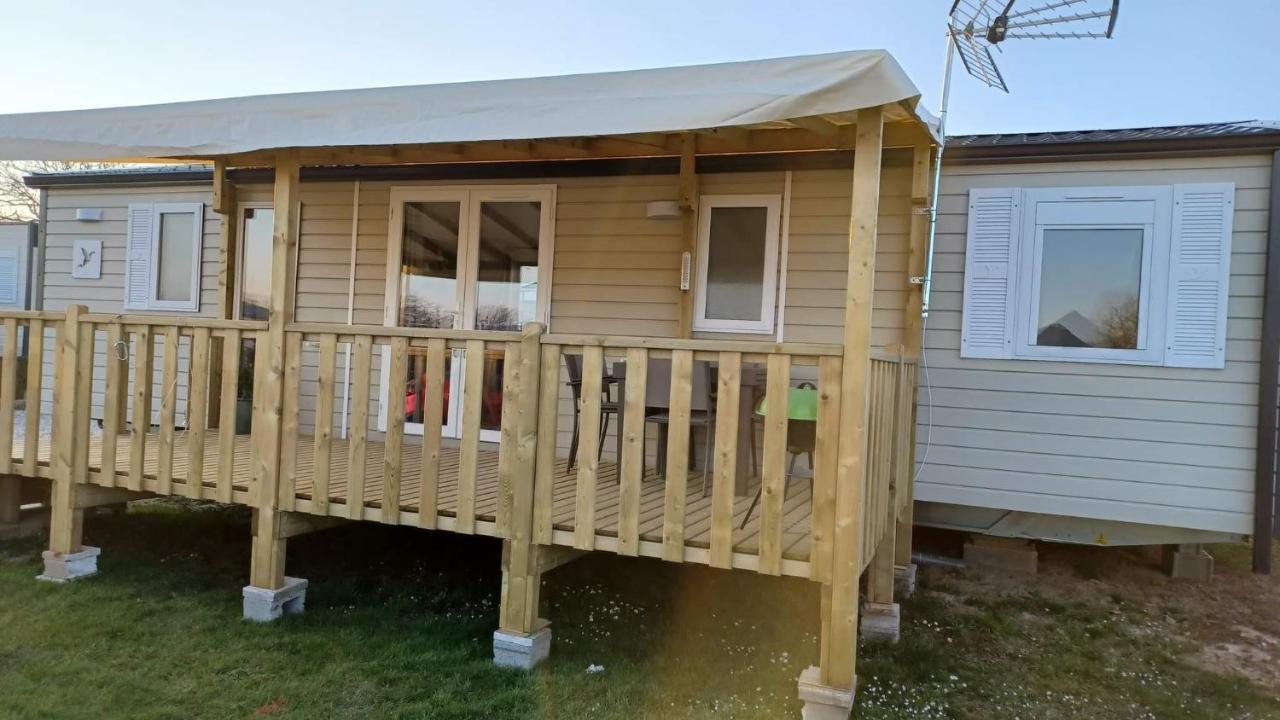 Mobilhome 6 personnes Biville-sur-Mer Exterior foto